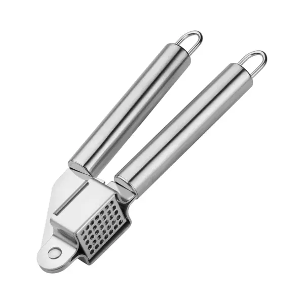 Chef Aid Garlic Press, High Grade Stainless Steel Mincer, Made For Crushing, Peeling And Mincing Garlic, Ginger, Sliced Onion And More With Ease - thumbnail
