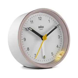 Braun BC12PW alarm clock Quartz alarm clock Pink, White