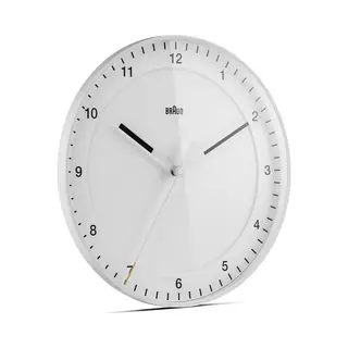 Braun BC17W wand- & tafelklok Kwartsklok Rond Wit