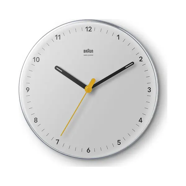 Braun BC26W-Dcf Wand- /Tischuhr Funkgesteuerte Uhr Rund Weiß thumbnail