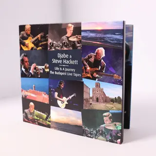 Cherry Red Records Djabe & Steve Hackett: Life Is A Journey, The Budapest Live Tapes, Three Disc: 2CD/1DVD Set Dvd/Cd Rock Steve Hackett & Djabe