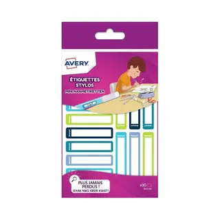 Avery RESM30G etiket Rechthoek Permanent Meerkleurig 30 stuk(s)