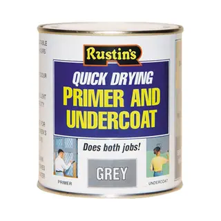 Rustins GYPU250 Quick Dry Primer & Undercoat Grey 250ml
