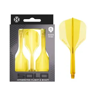 Harrows Solo Integrated Flight & Shaft System – 3 Molded Flights & Shafts – One-Piece Aero Core Construction – Fixed 90° Design For Stability