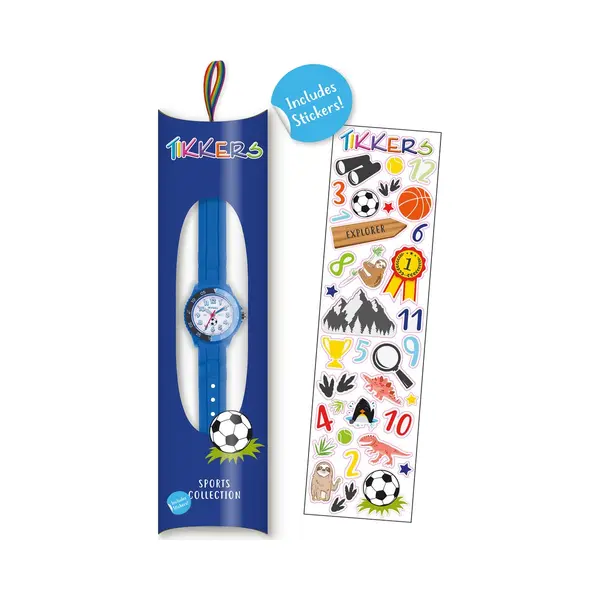 Tikkers, Armbanduhr, Kid's Time Teacher, Blau, (Analoguhr) thumbnail