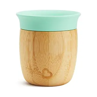 Munchkin Bamboe Open Beker - Drinkbeker Voor Baby En Peuter - 150 Ml - Kinderbeker Vanaf 6 Maanden - Munchkin Drinkbeker - Kinderservies - 360° Cup