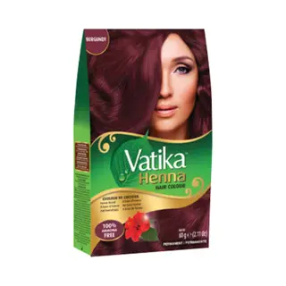 Dabur Vatika Henna Hair Color 6x10gr. Burgundy