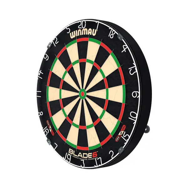 Winmau Darts - Blade 6 Dartboard - Professional Steel Tip Dart Board With Official Tournament Specifications - Endorsed By The Pdc thumbnail