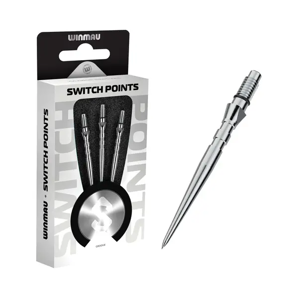 Winmau Switch Point Groove Silver 30 Mm thumbnail