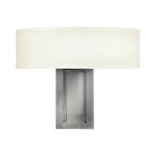 Landelijke Wandlamp - Steady Lighting - - Landelijk - E14 - L, 14cm - Voor Binnen - Woonkamer - Eetkamer - Zilver