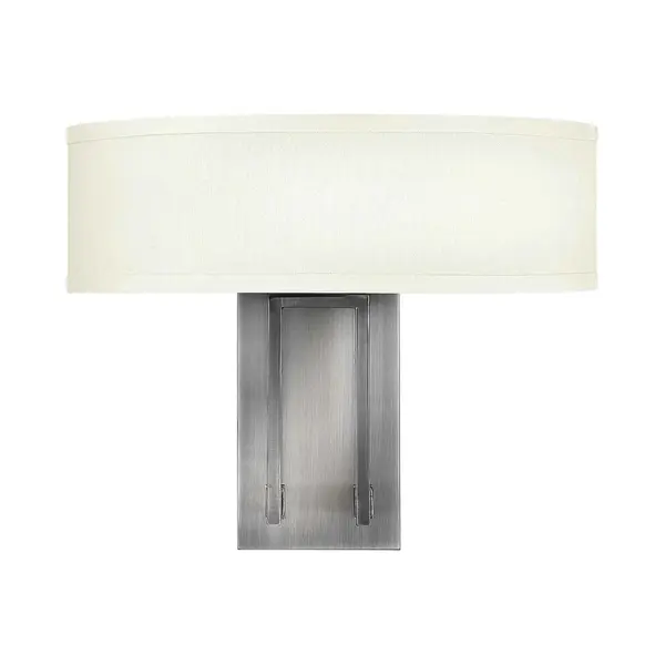 Landelijke Wandlamp - Steady Lighting - - Landelijk - E14 - L, 14cm - Voor Binnen - Woonkamer - Eetkamer - Zilver thumbnail