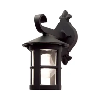 Elstead - Außen Wandlaterne Hereford Aus Alu Im Landhausstil, Schwarz Höhe 29cm