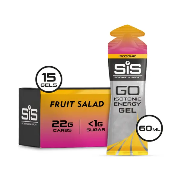 Science In Sport - SiS Go Isotonic Energygel - Energie Gel - Isotone Sportgel - Fruits Salade Smaak - 15 X 60ml thumbnail