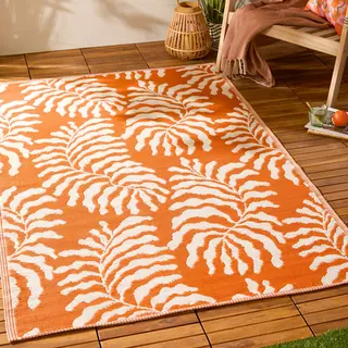 Furn Tocorico Woven Outdoor/indoor Rug In Orange