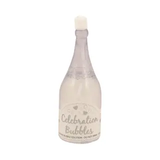 Henbrandt Bruiloft Bellenblaas - 24x Stuks - Champagnefles Van 9 Cm - Huwelijk Versiering