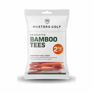 Masters Bamboo Graduated Golftees 70mm 20 Stuks Oranje