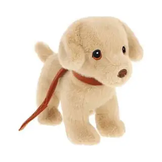 Keel Toys Puppy Love In Lead Labrador - 23 Cm - Dieren Knuffelbeesten