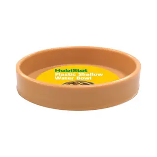Habistat - Ronde Plastic Water Bak - Laag - 13 X 13 X 2.5cm