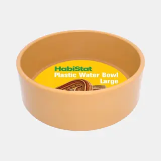 Habistat - Ronde Plastic Water Bak - Groot - 13 X 13 X 4.5cm