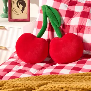 Ohs Cherry Cushion - Red