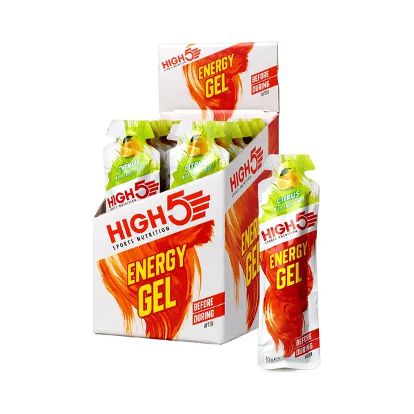 HIGH5 - Isotonic Energygel - Lemon Smaak - Energie Gel - Isotone Sportgel - Harlopen & Wielrennen - 20 X 40ml thumbnail