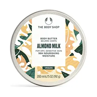 The Body Shop Almond Milk Körperbutter Mandelmilch Für Trockene Und Empfindliche Haut 96H Feuchtigkeitsspendende Sheabutter Sesamöl Vegane Kosmetik
