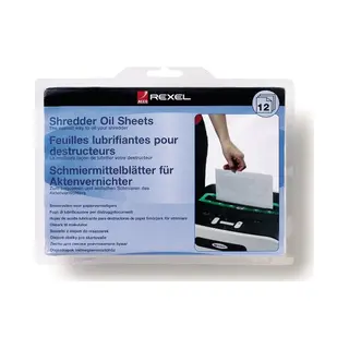 Rexel Shredder Oil Sheets (pack of 12)