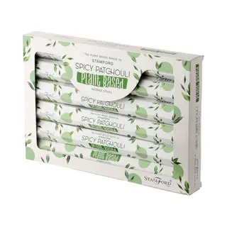 Stamford Inc. 6x Premium Plant Based Stamford Hex Incense Sticks - Spicy Patchouli - Incence Sticks & Cones