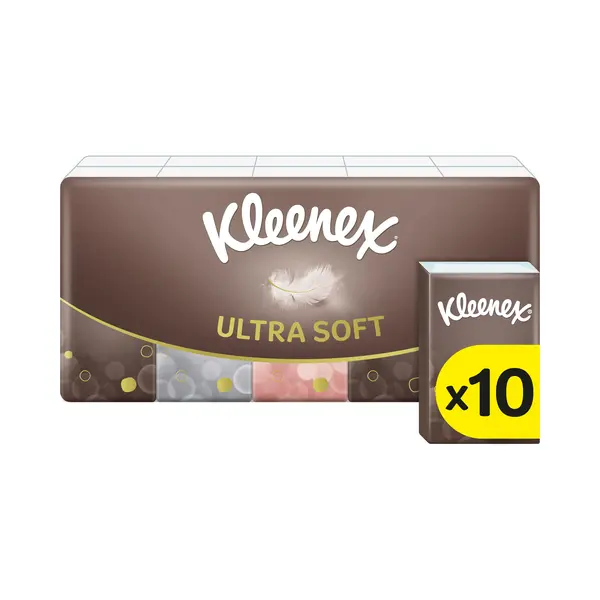 Kleenex Ultrasoft Zakdoekjes 10 Stuks thumbnail