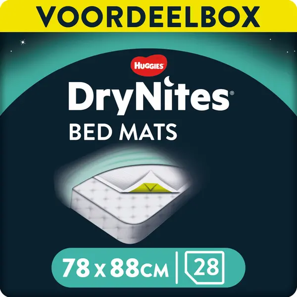Huggies DryNites, Bed Mats - 28 X Mats - Disposable Bed Mats For Children And Teens thumbnail