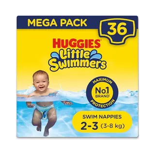 3x Huggies Little Swimmers Maat 2-3 (3-8 Kg) 12 Stuks