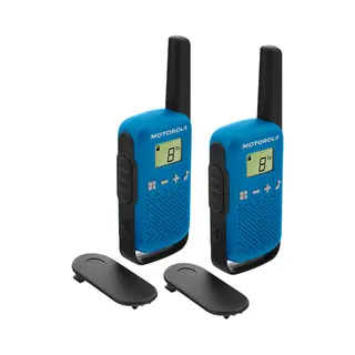 Motorola Talkabout T42 two-way radio 16 channels Black, Blue