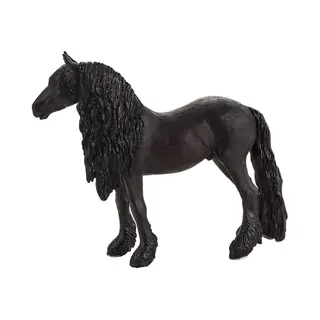 Mojo Fun Mojo Friesian Gelding (Portugal) Collectible Animal Toy Figure