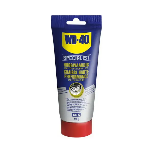Wd-40 Specialist® Multifunctioneel Vet 150g - Langdurige Smering - Tube Formaat - Calcium Sulfonaat Vet - Bestand Tegen Hoge Belastingen thumbnail
