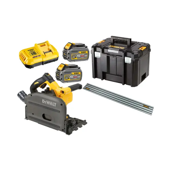 Dewalt Flexvolt Kreissäge - Tauchsäge 54v 2x6, 0ah 1, 5m Schiene Dcs520t2r thumbnail