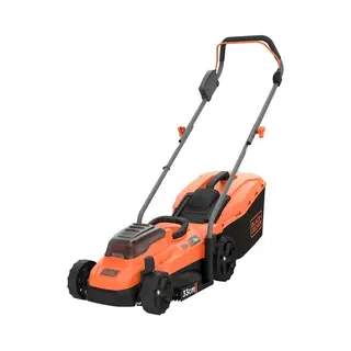 Black & Decker BCMW3318N Schieberasenmäher Akku Schwarz, Orange