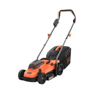 Black & Decker BCMW3336N Schieberasenmäher Akku Schwarz, Orange