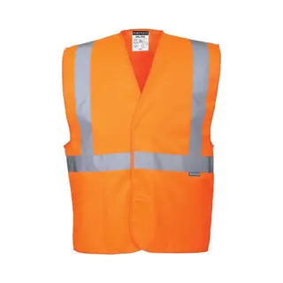 Portwest Warnweste Mit Streifen Und Trägern Hi-vis Orange 2xl/3xl