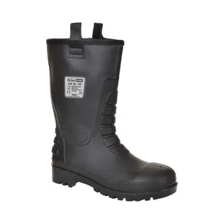 Portwest FW75 Black Steel Toe Capped Unisex Safety Boot, Uk 7, Eu 41