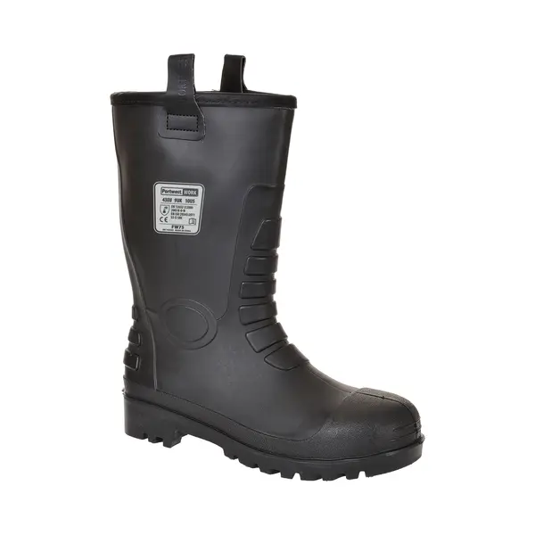 Portwest FW75 Black Steel Toe Capped Unisex Safety Boot, Uk 7, Eu 41 thumbnail