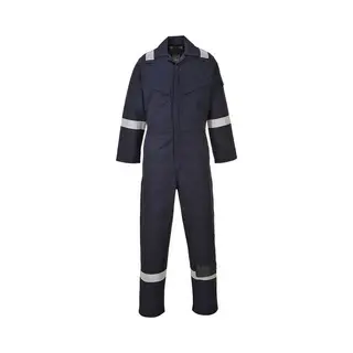 Portwest Navy Reusable Hi Vis Overalls, Xl