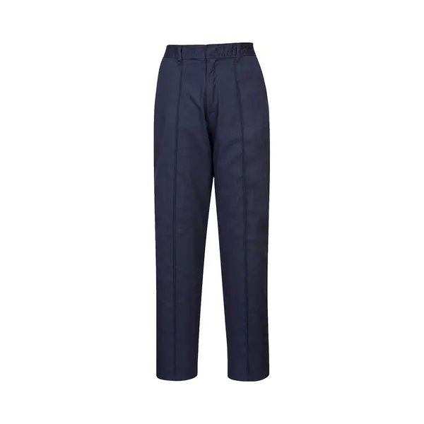 Portwest LW97 Women’s Elasticated Tailored Fit Work Trousers With Pockets - Lightweight Safety Workwear, Navy, Xl thumbnail