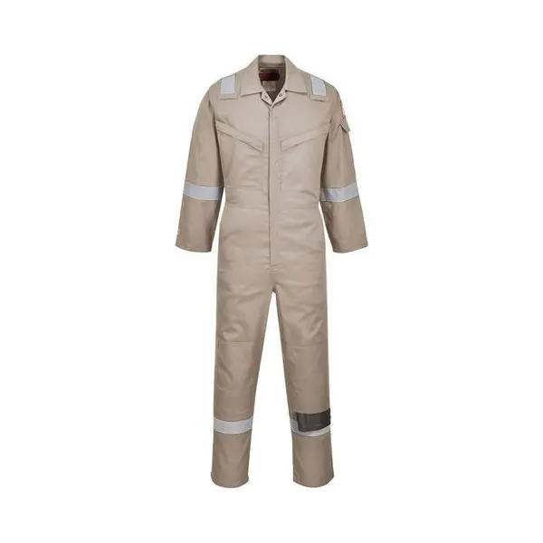 Portwest FR21 Men's Bizflame Fr Lightweight Fireproof Coverall Flame Resistant Overall Anti-Static Welding Safety Boiler Suit 100% Cotton Reflective thumbnail