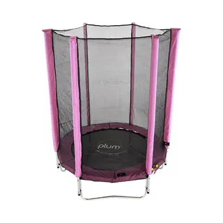 Plum Play Plum Pink Junior Springsafe 4.5ft Trampoline And Enclosure