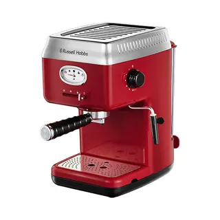 Russell Hobbs Retro Red Espresso Coffee Machine