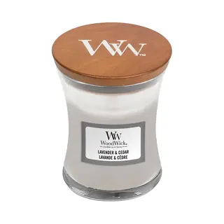 WoodWick Lavendel & Zeder Wachs-Kerze Andere Zeder, Lavendel Grau 1 Stk.