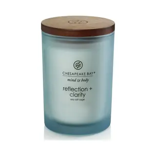 Chesapeake Bay Reflection & Clarity wax candle Cylinder Blue 1 pc(s)