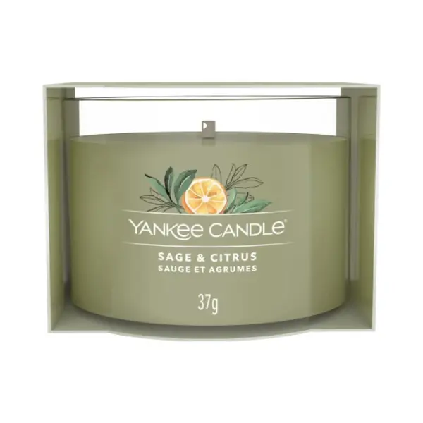 Yankee Candle Sage & Citrus wax candle Round Green 1 pc(s) thumbnail