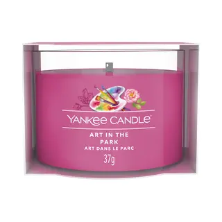 Yankee Candle Art in the Park wax candle Round Apple, Floral, Wood Pink 1 pc(s)