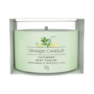 Yankee Candle Cucumber Mint Cooler wax candle Round Cucumber, Eucalyptus, Grapefruit, Jasmine, Lemon, Orange, White musk Green 1 pc(s)